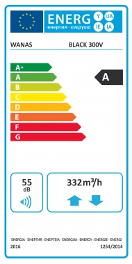 Rekuperačná jednotka WANAS BLACK 300V XF