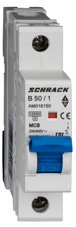 Istič B50/1 10kA, charakteristika B 50A, 1-pólový