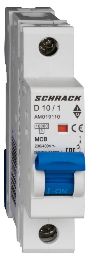 Istič D10/1 10kA, charakteristika D 10A, 1-pólový