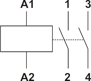 Modulárny stykač  MCF3 25A 2NО coil 230V AC