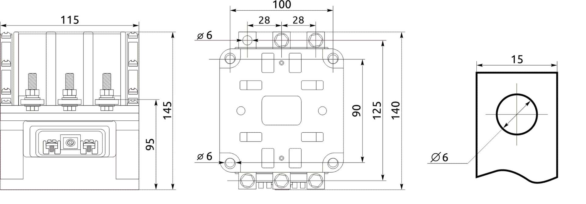 AC stykač FC5 80A 110V