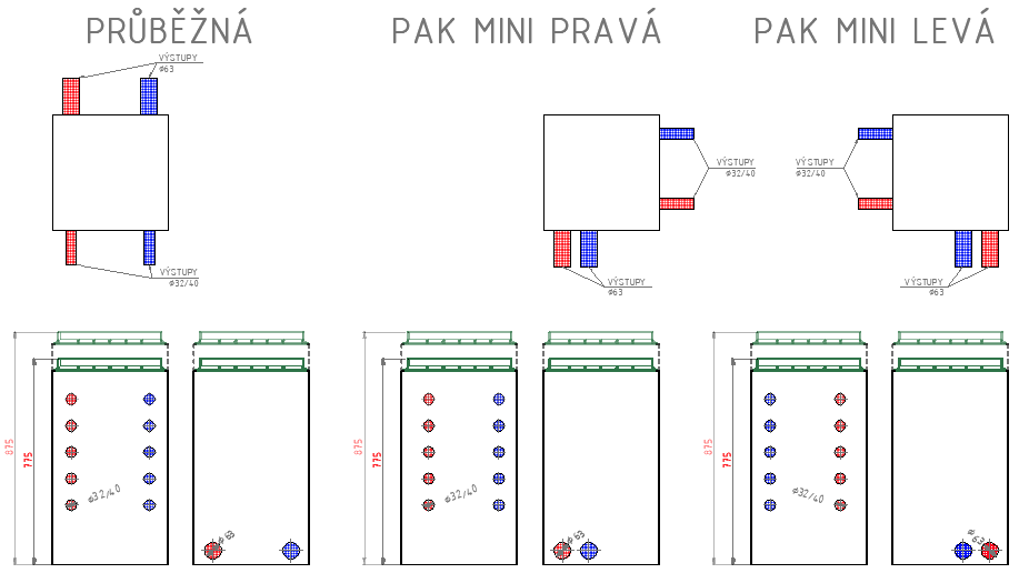 Zberná nádrž PAK MINI 4/4 Ø 32mm