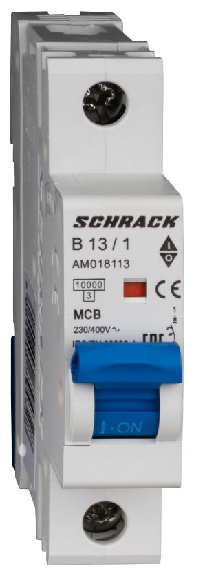 Istič B13/1 10kA, charakteristika B 13A, 1-pólový