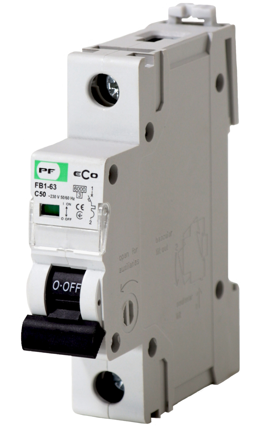 Promfactor modulárny istič FB1-63 1P C 50A 6kA ECO